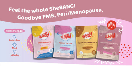 Magnesium and Hops SuperLattes for Perimenopause