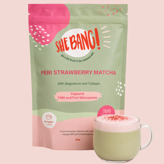 Peri Strawberry Matcha Latte